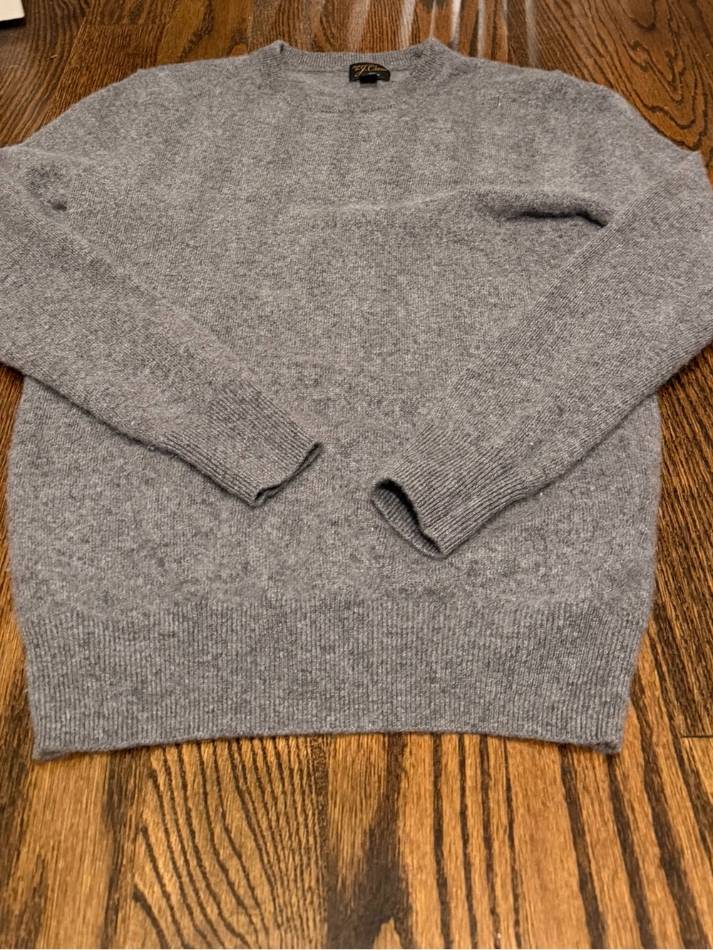 J. Crew Classic Gray Crewneck Sweater - Men's